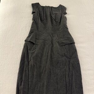 French Connection Charcoal Midi Dress